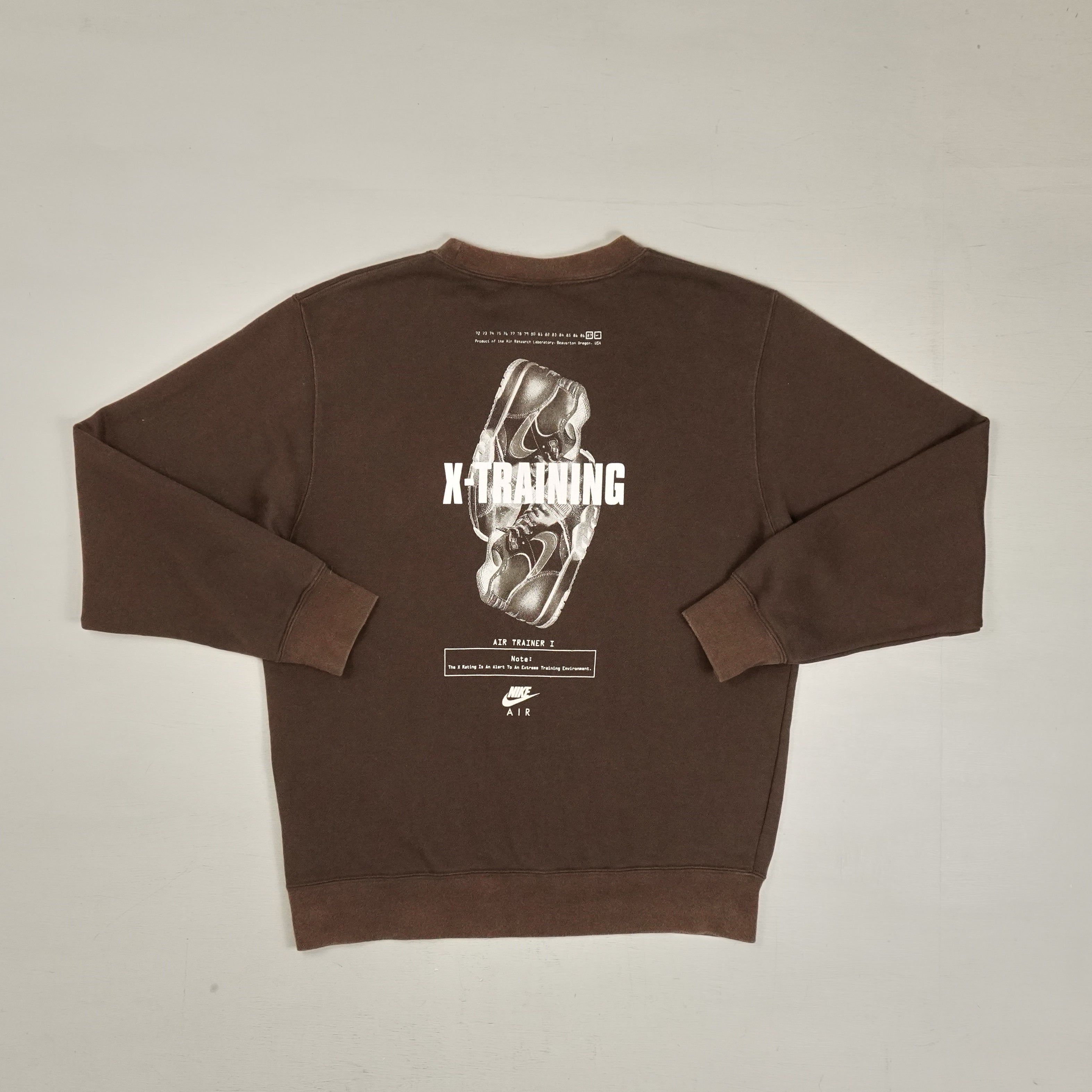 Vintage Nike Brown Sweatshirt (M)
