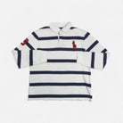 Vintage Polo Ralph Lauren White 1/4 Zip (XL)