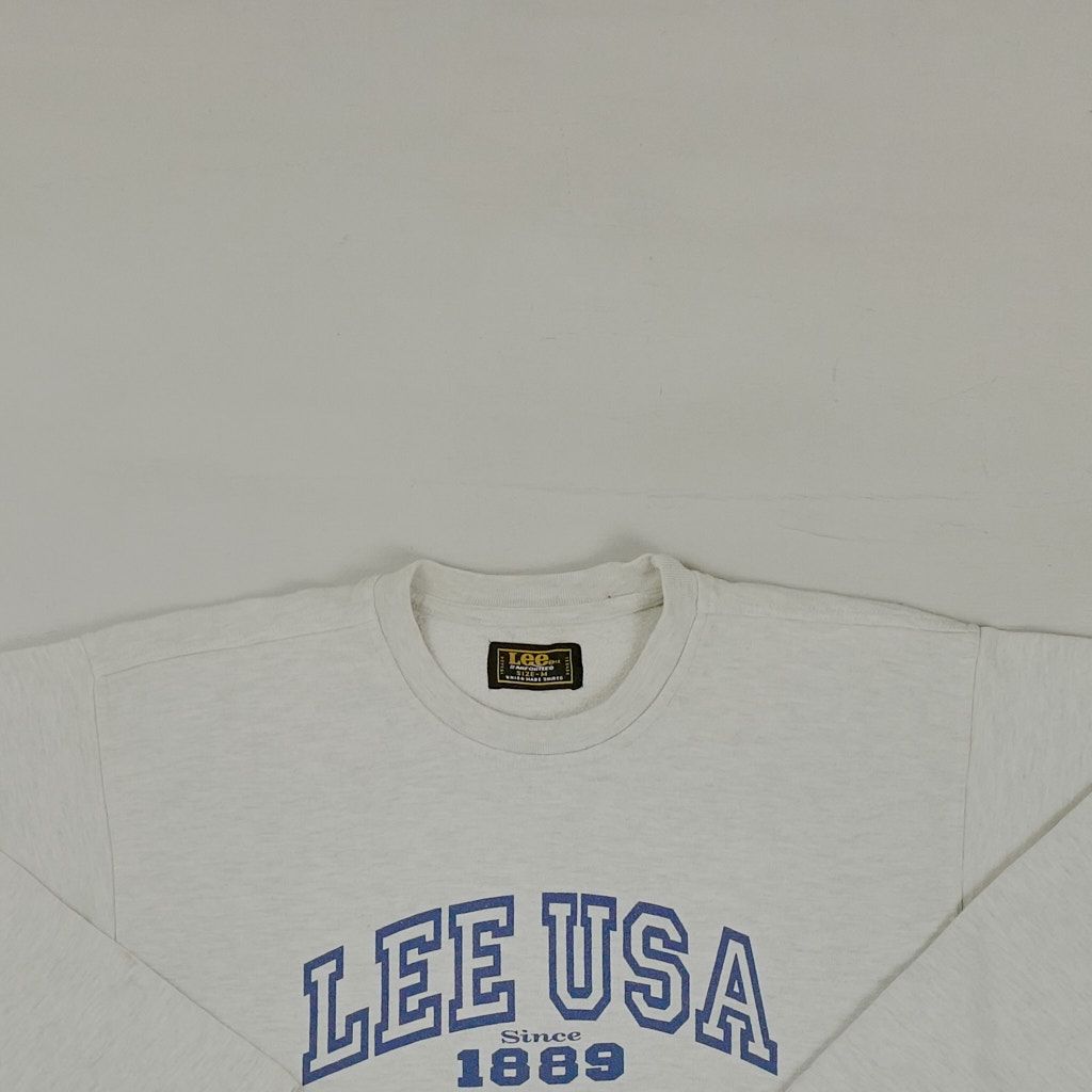 Vintage Lee White Sweatshirt (M)