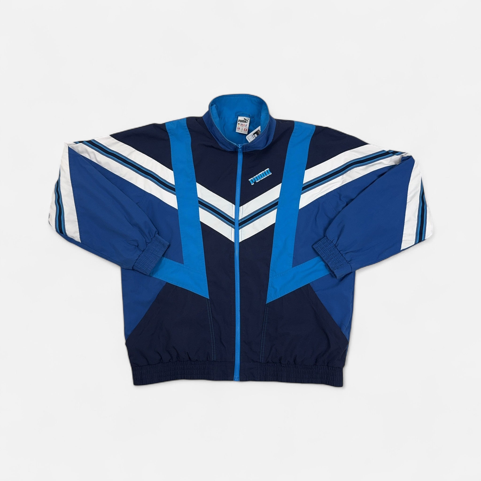 Vintage Puma Blue Trackjacket (L )