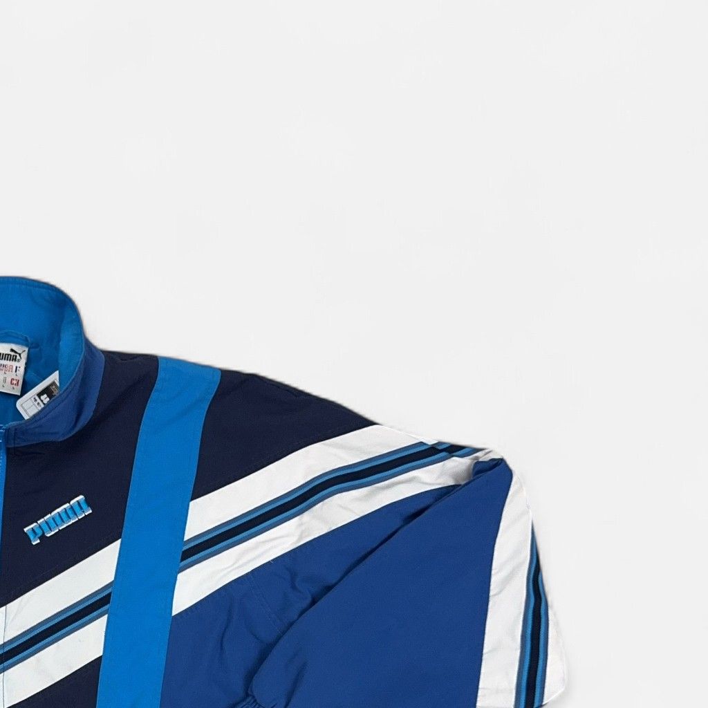 Vintage Puma Blue Trackjacket (L )