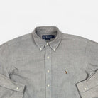 Vintage Ralph Lauren Grey Shirt (XL)