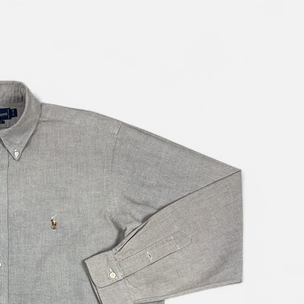 Vintage Ralph Lauren Grey Shirt (XL)