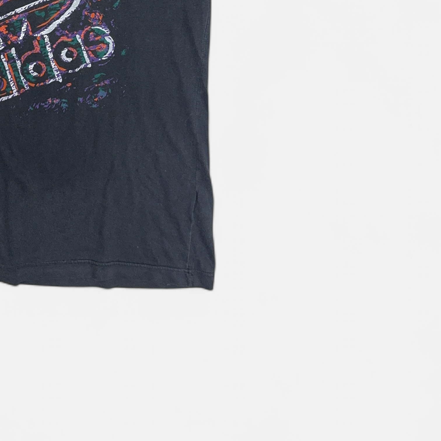 Vintage Adidas Black T-shirt (XL) detail