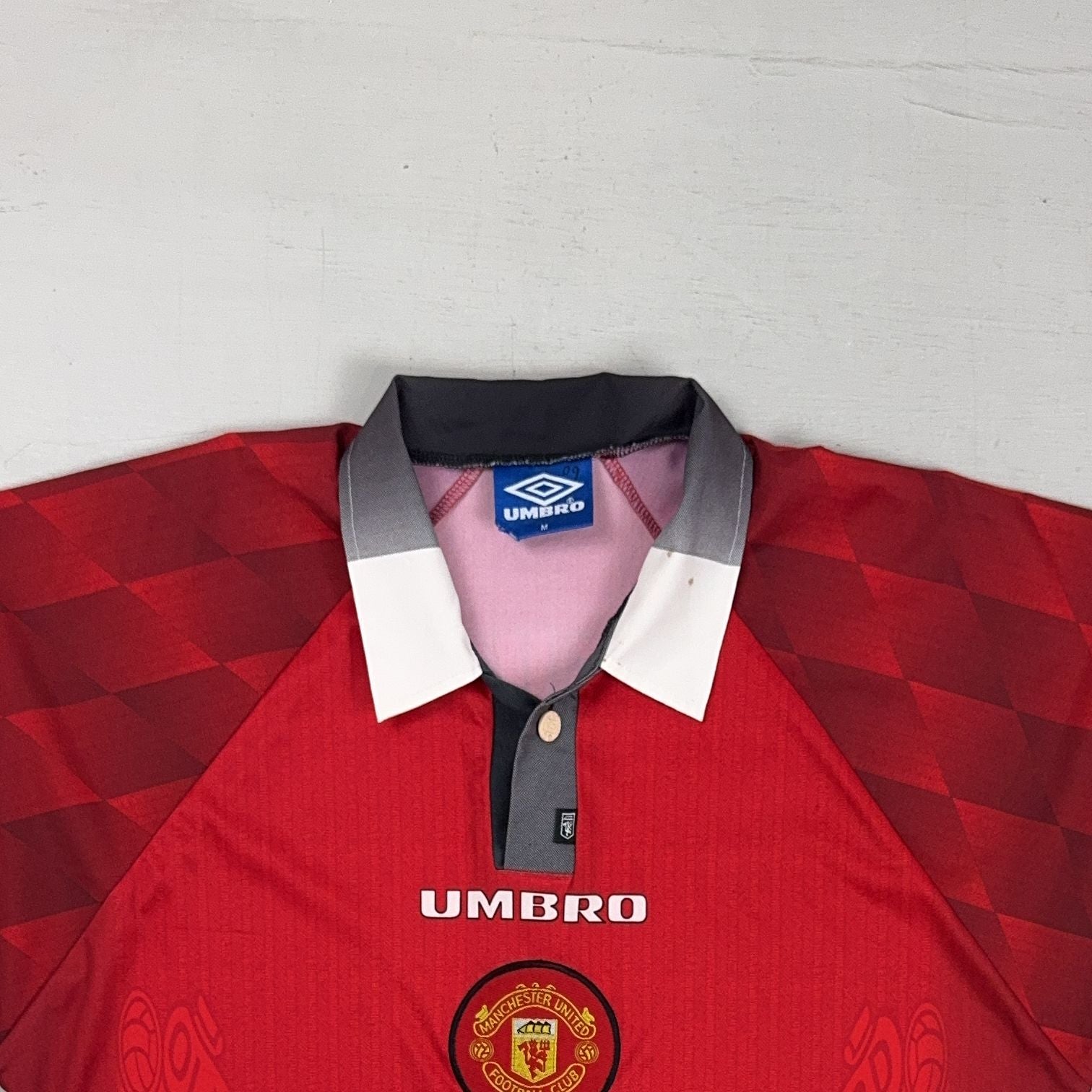 Manchester United G. Neville 1994/1996 Umbro Home Jersey (M)