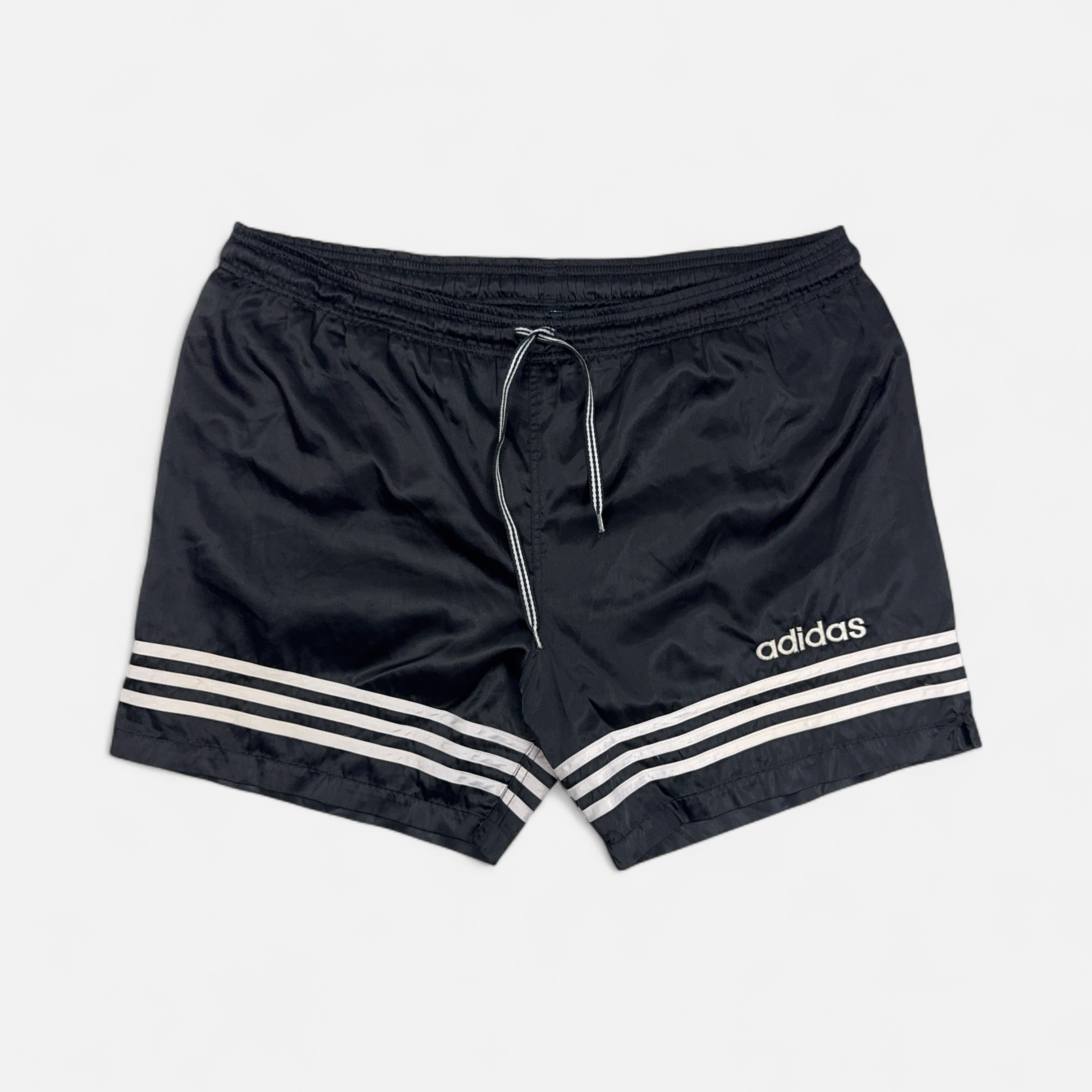 Vintage Adidas Black Shorts (M)
