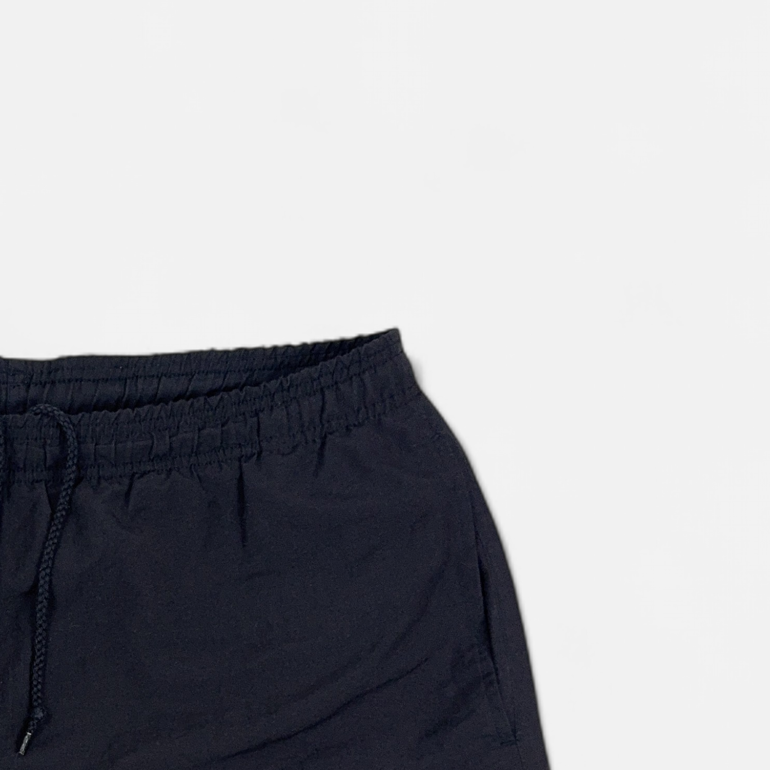 Vintage Adidas Black Shorts (S) detail