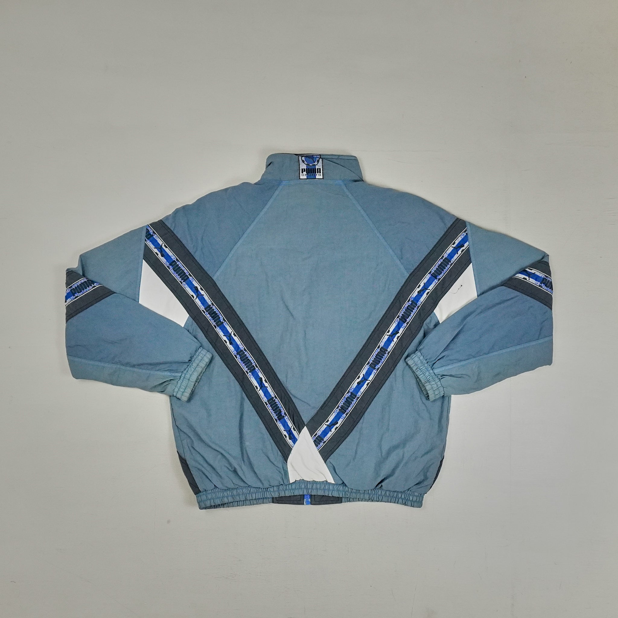 Vintage Puma Blue Trackjacket (M)