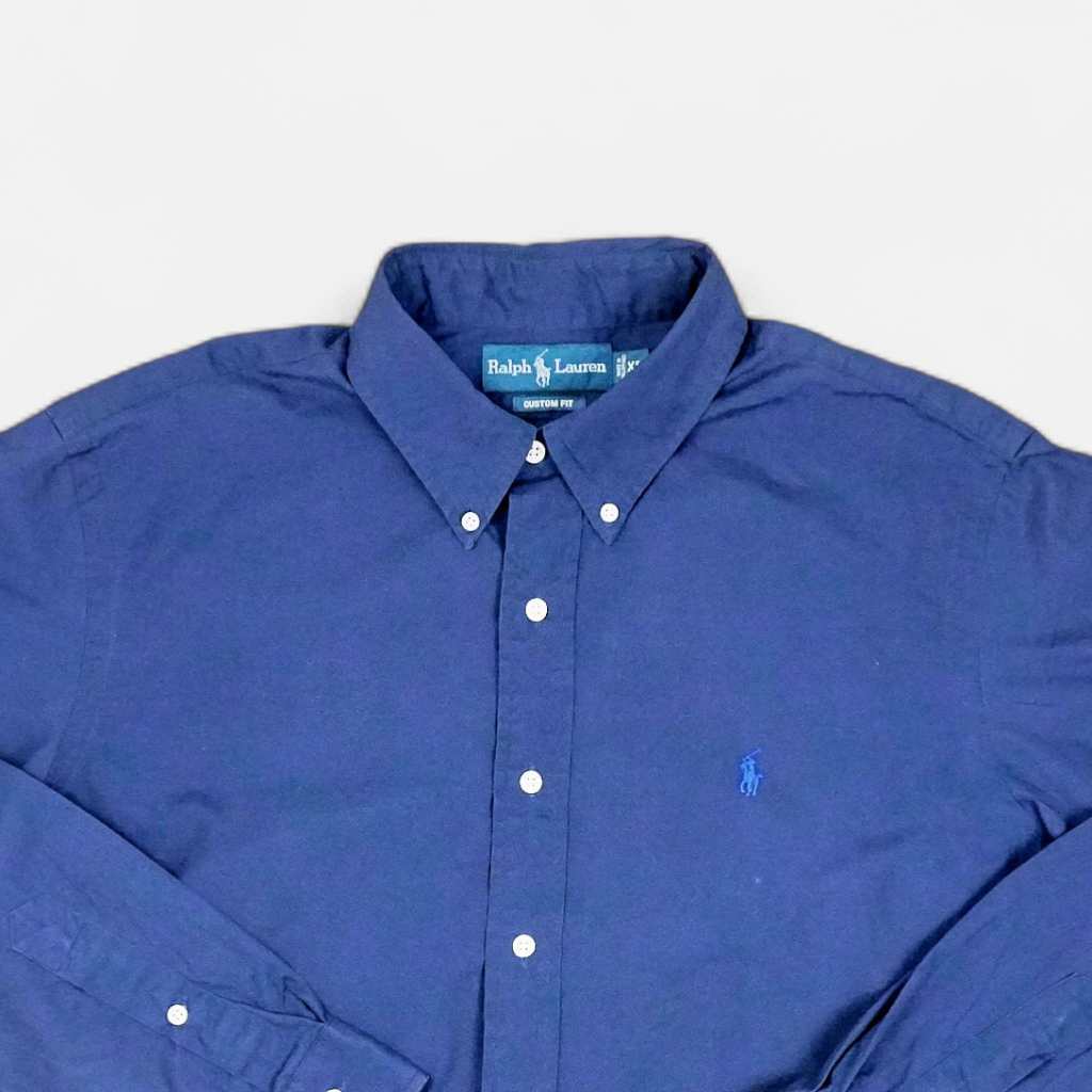 Vintage Ralph Lauren Blue Shirt (XL)