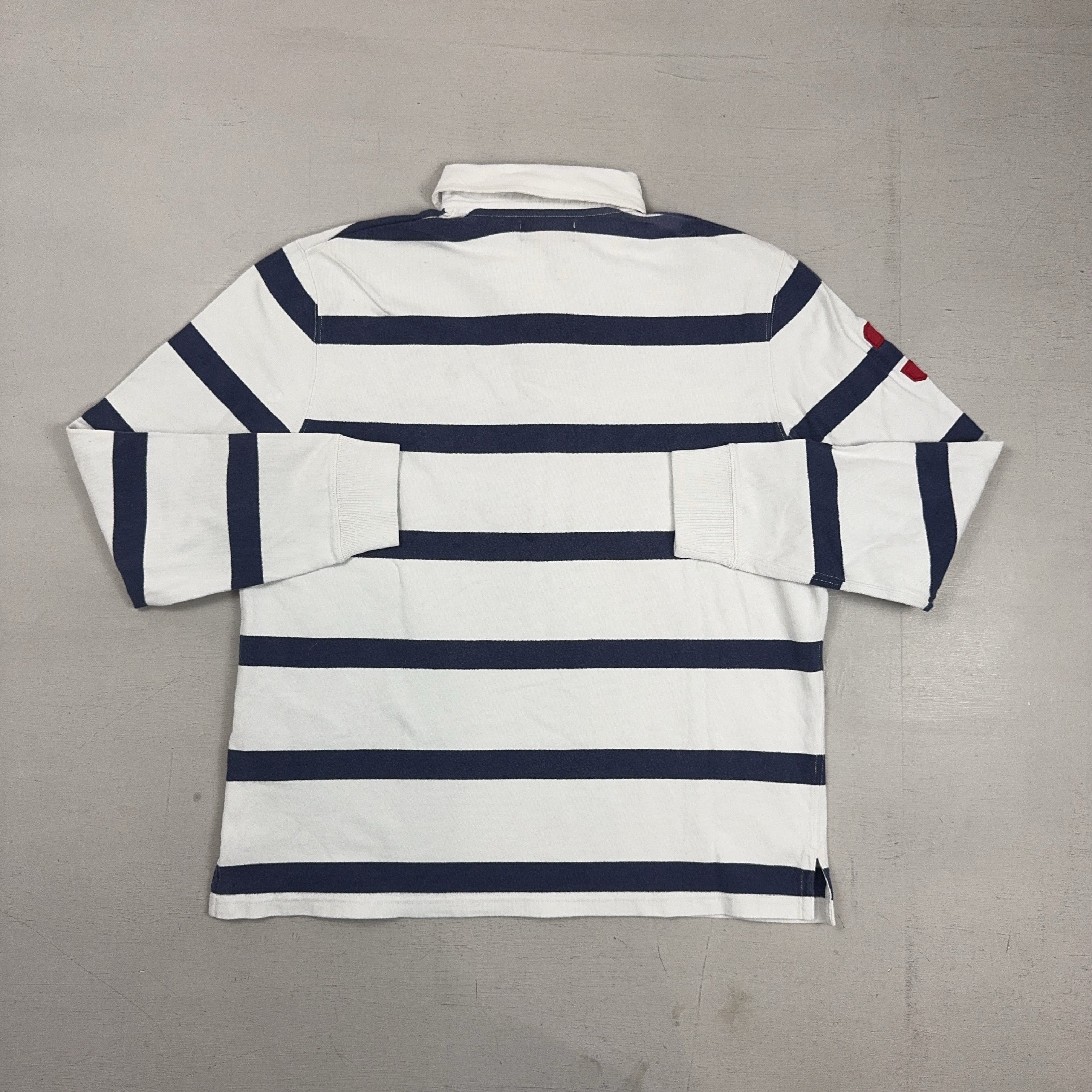 Vintage Polo Ralph Lauren White 1/4 Zip (XL)