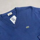 Vintage Lacoste Blue Knit Jumper (L)