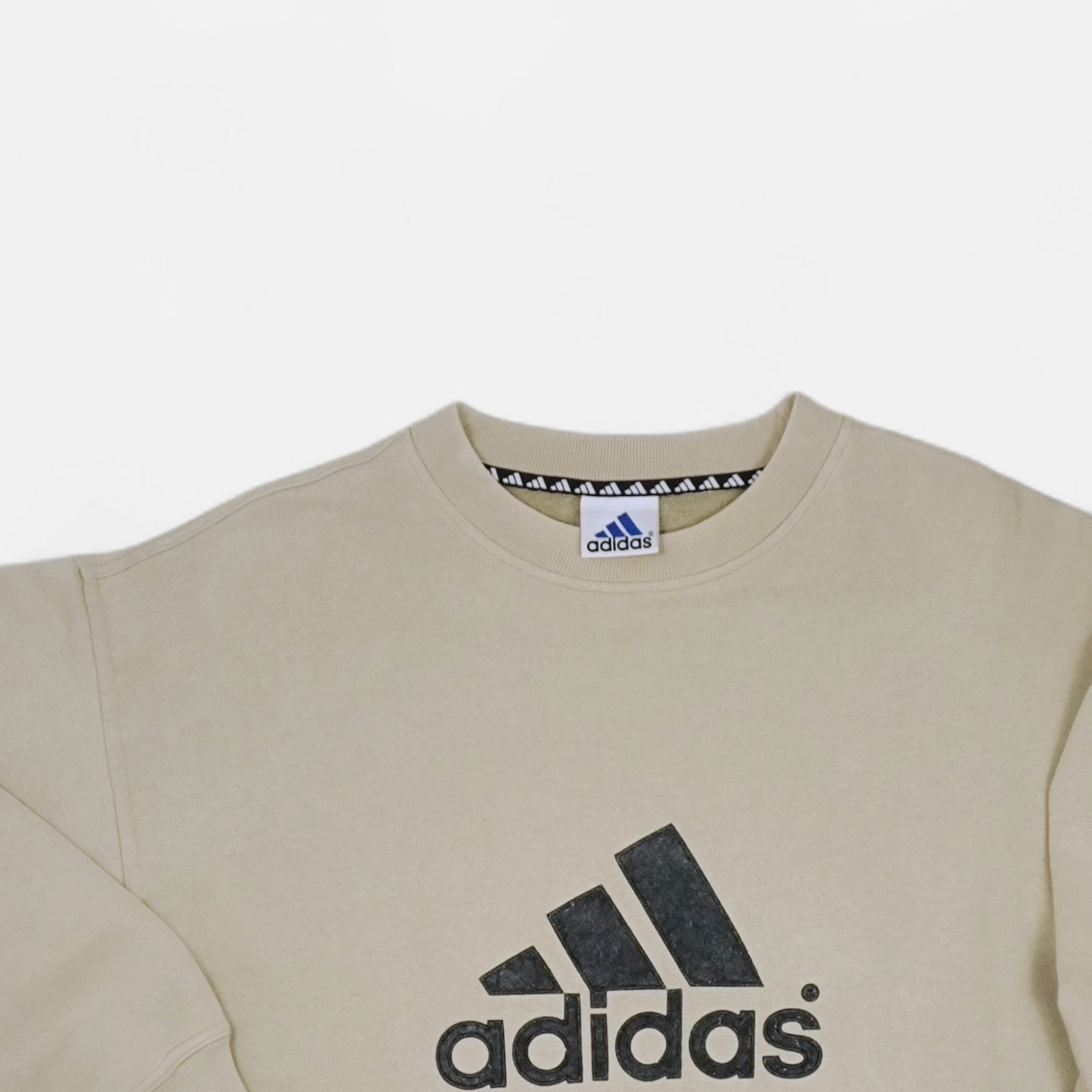 Vintage Adidas Beige Sweatshirt (M)