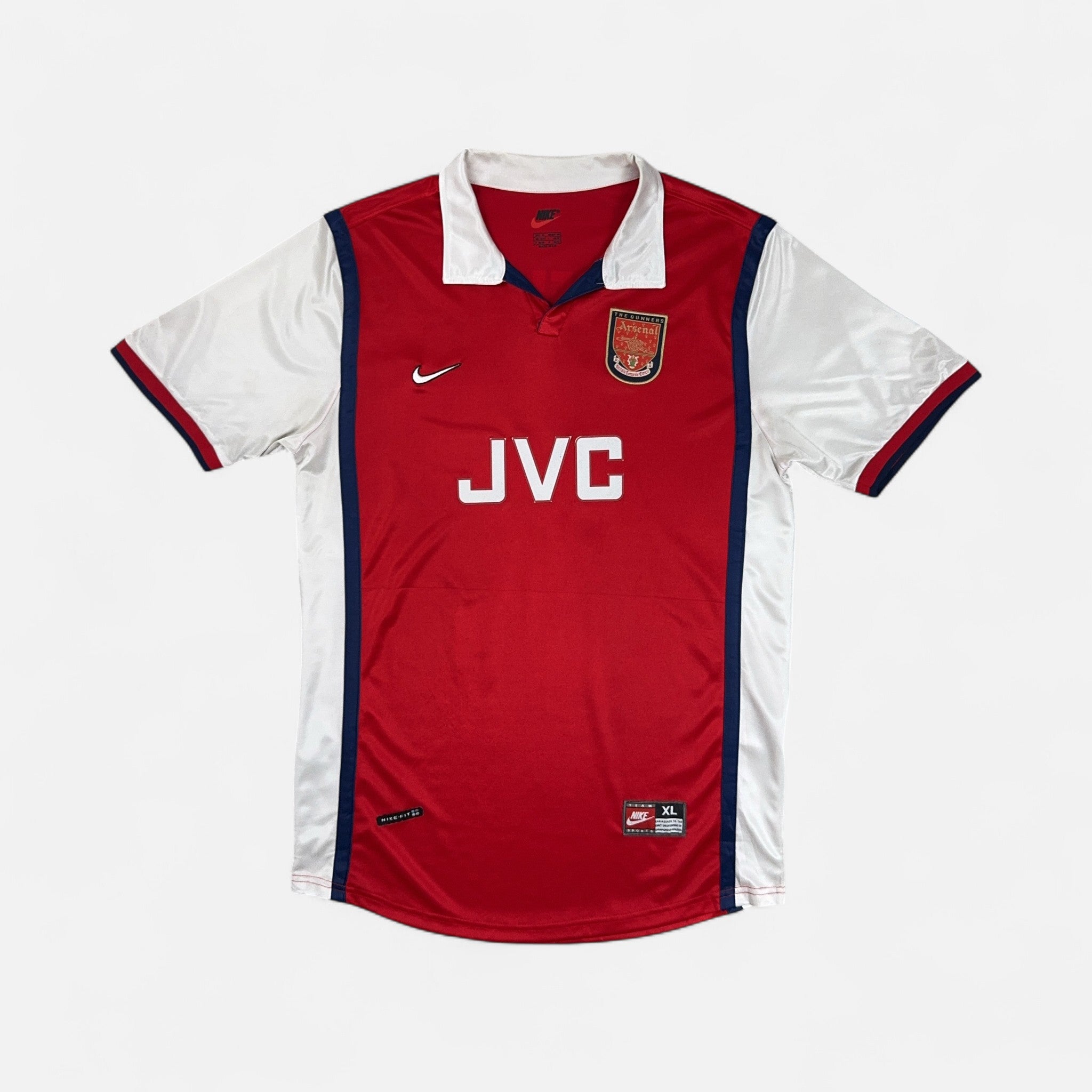 Arsenal Nicolas Anelka 1998/99 Nike Home Jersey (XL)