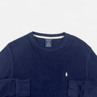 Vintage Polo Ralph Lauren Blue Knit Jumper (M)