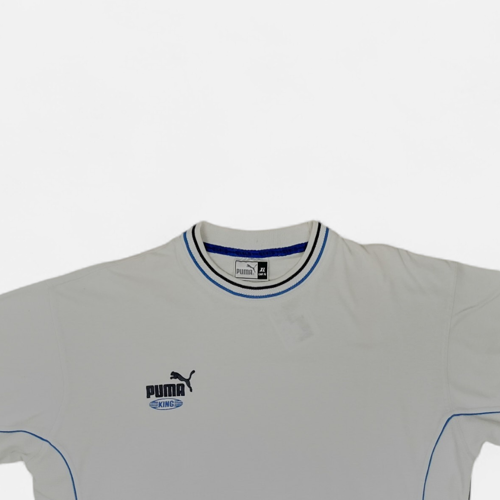 Vintage Puma White T-shirt (XL)