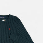 Vintage Polo Ralph Lauren Green Knit Jumper (L)