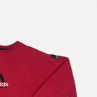 Vintage Adidas Red Sweatshirt (M)