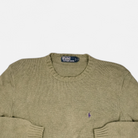 Vintage Polo By Ralph Lauren Green Knit Jumper (L)