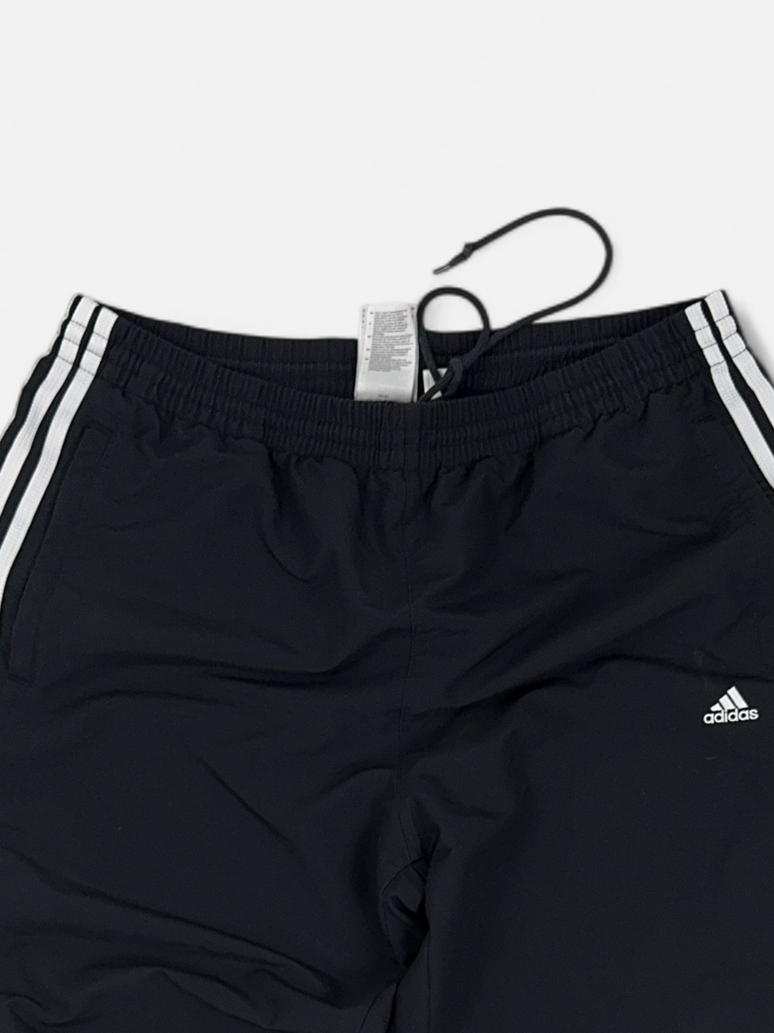 Vintage Adidas Black Tracksuit Bottoms (L)