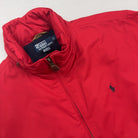 Vintage Ralph Lauren Red Fleece Lined Coat (L)