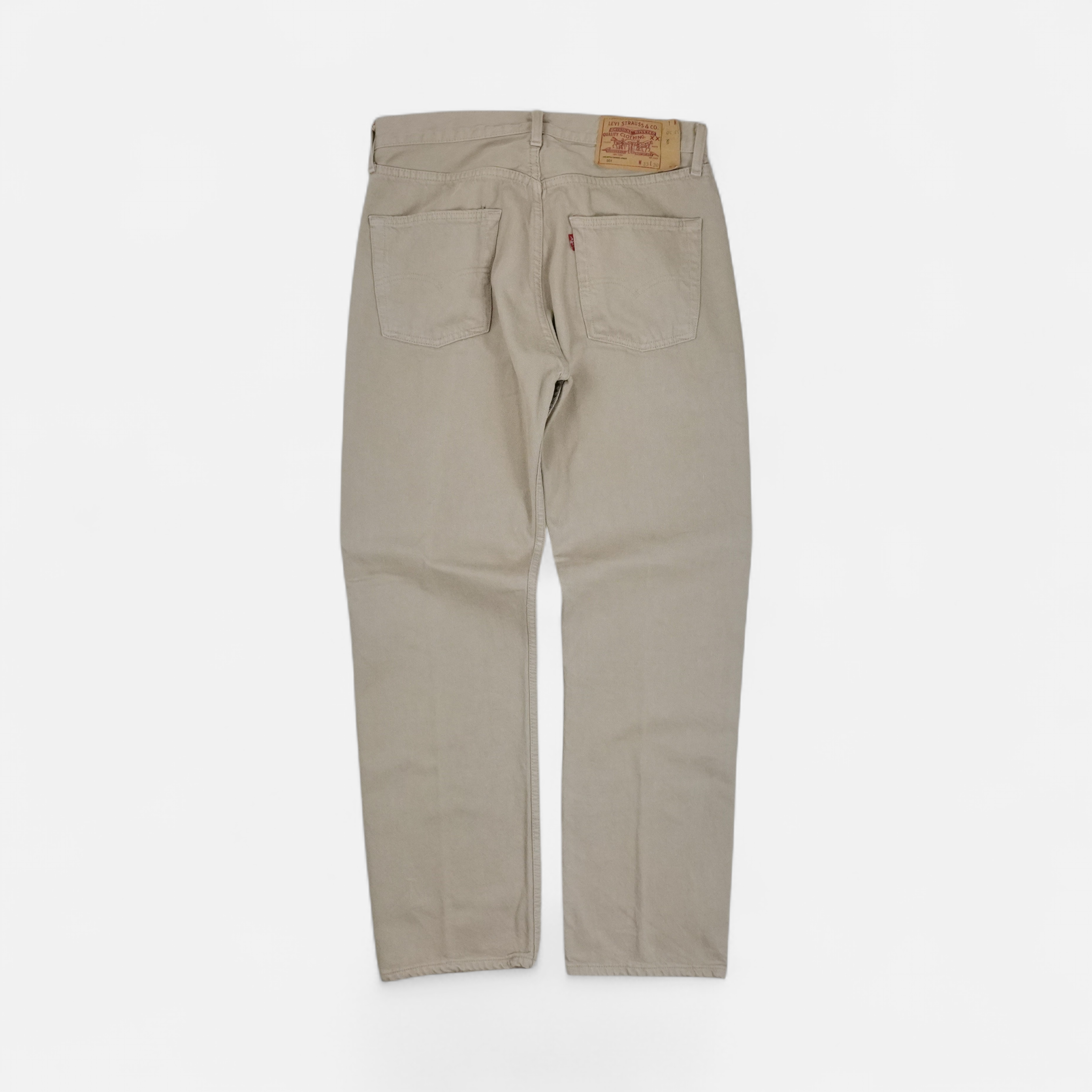 Vintage Levi's Beige Jeans (W33 L30)