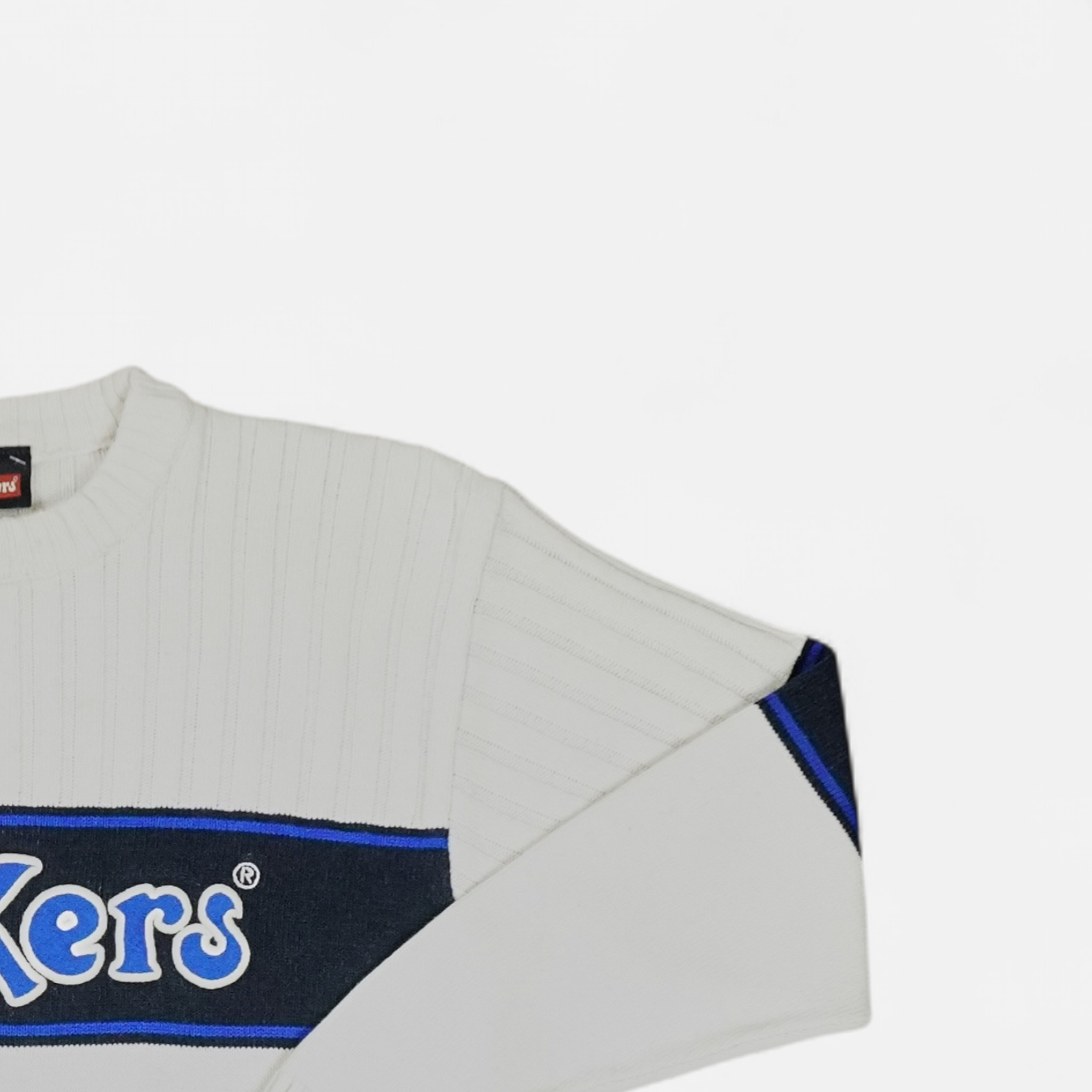 Vintage Kickers White Knit Jumper (M)