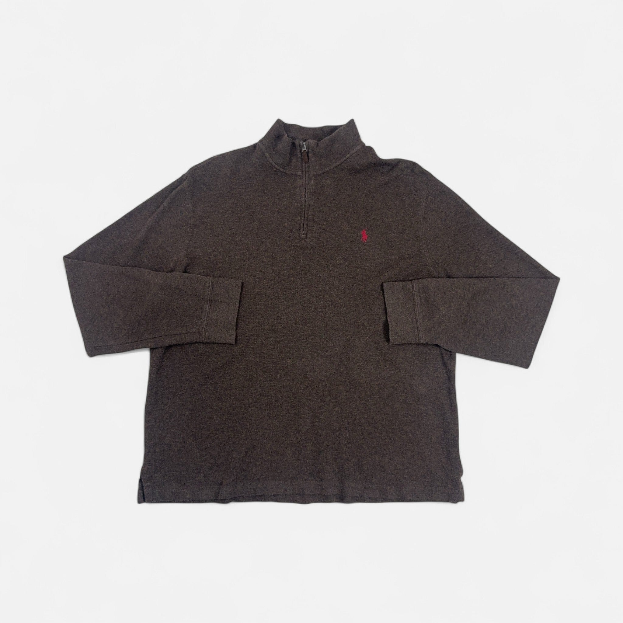 Vintage Polo Ralph Lauren Brown 1/4 Zip (L)