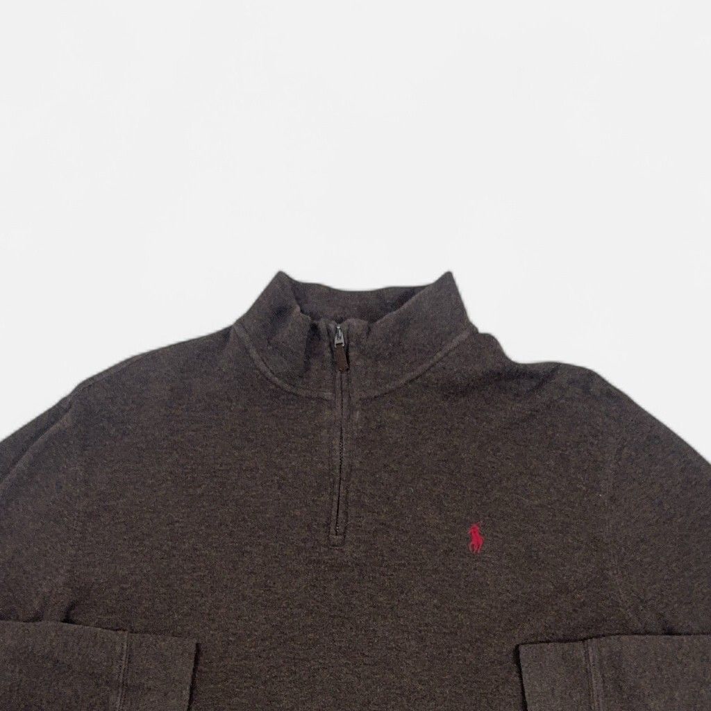 Vintage Polo Ralph Lauren Brown 1/4 Zip (L)