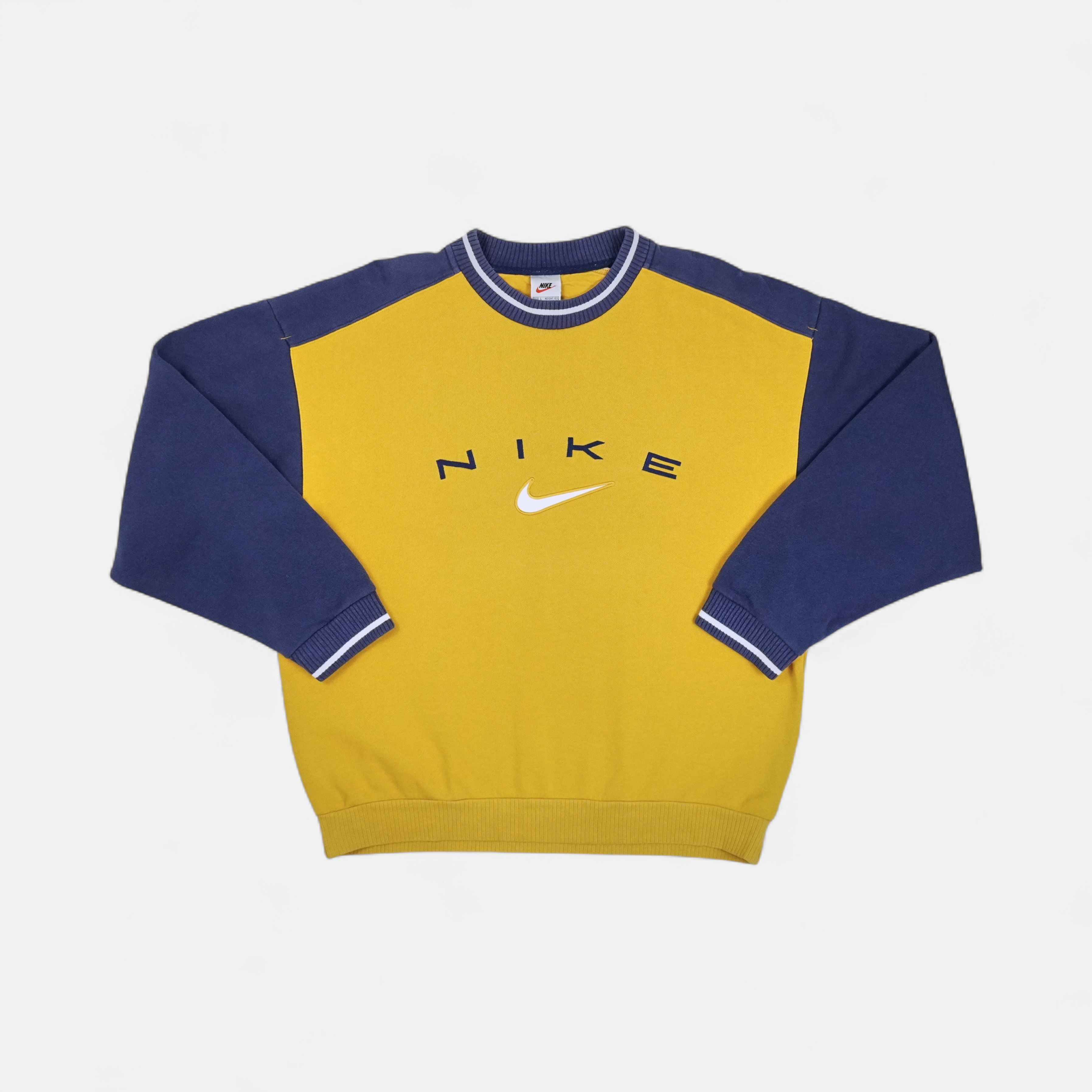 Vintage Nike Yellow Sweatshirt (L)
