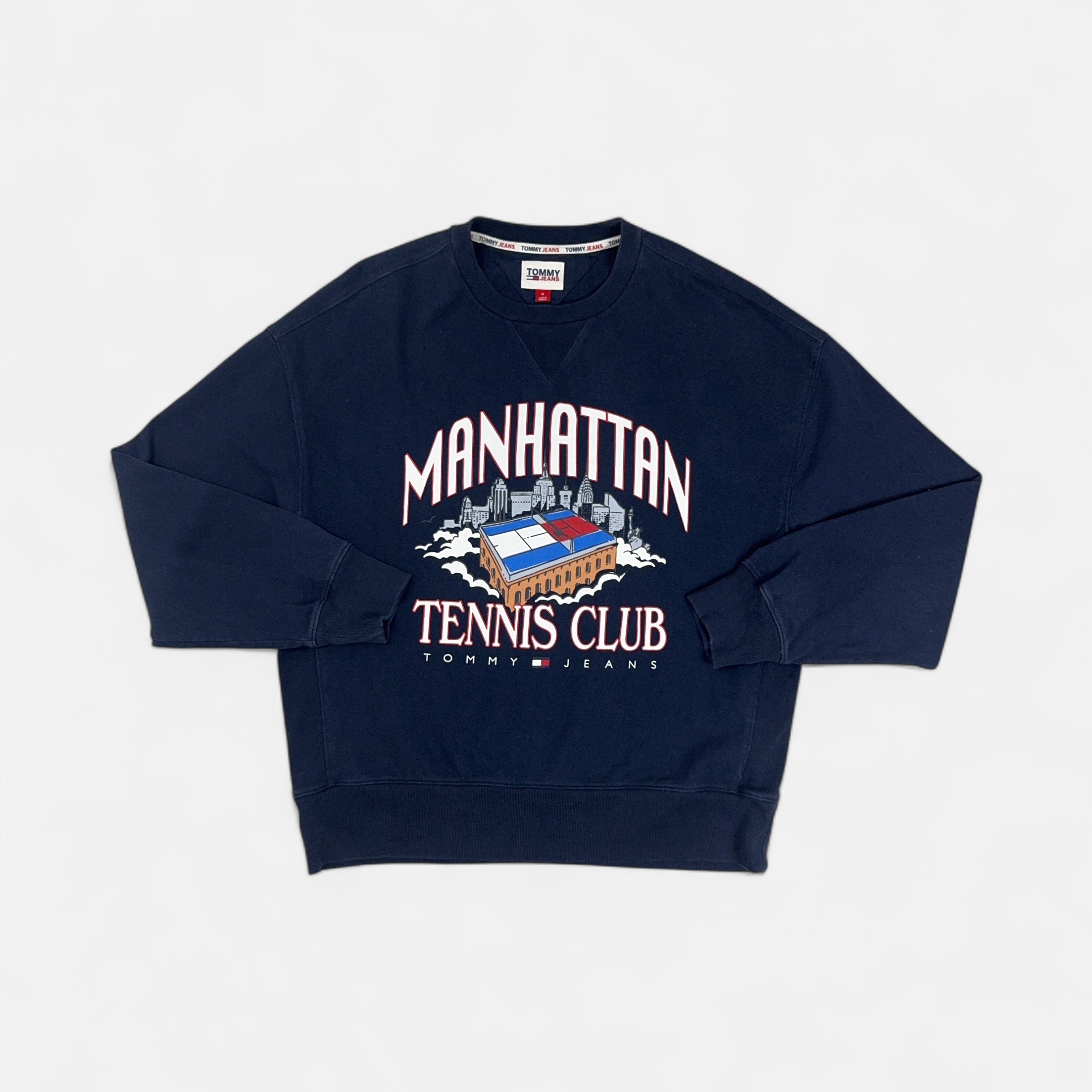 Vintage Tommy Jeans Blue Sweatshirt (M)