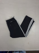 Vintage Adidas Black Tracksuit Bottoms (L)