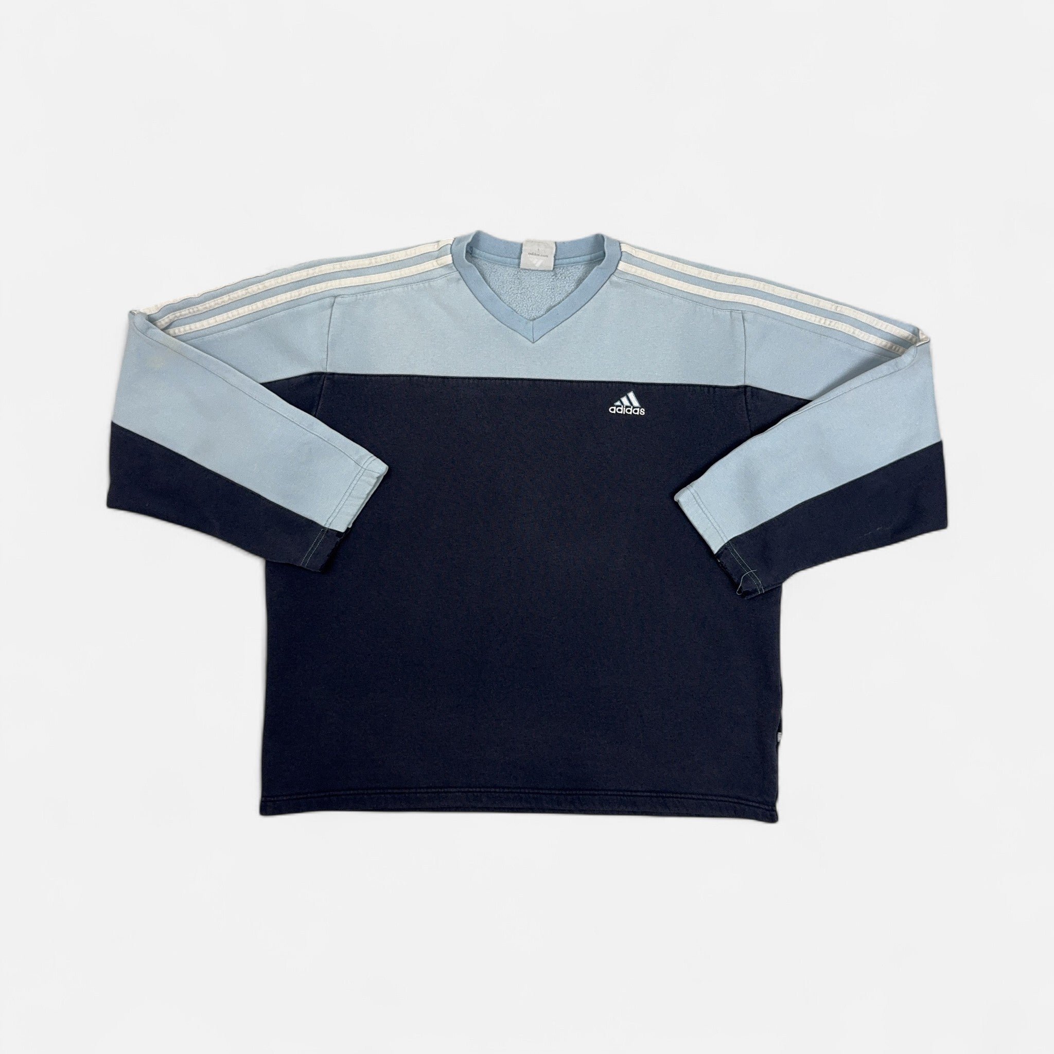 Vintage Adidas Blue Sweatshirt (L)