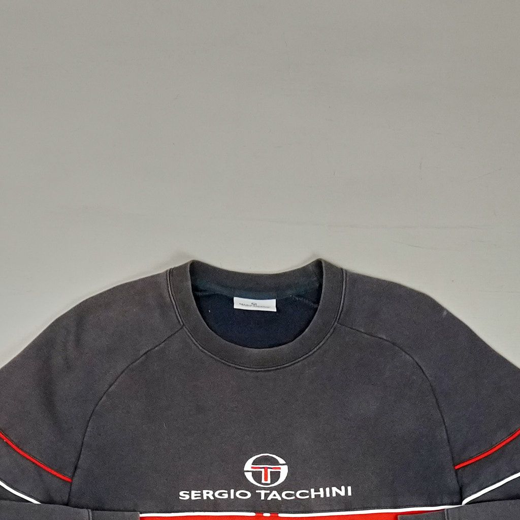 Vintage Sergio Tacchini Grey Sweatshirt (M)