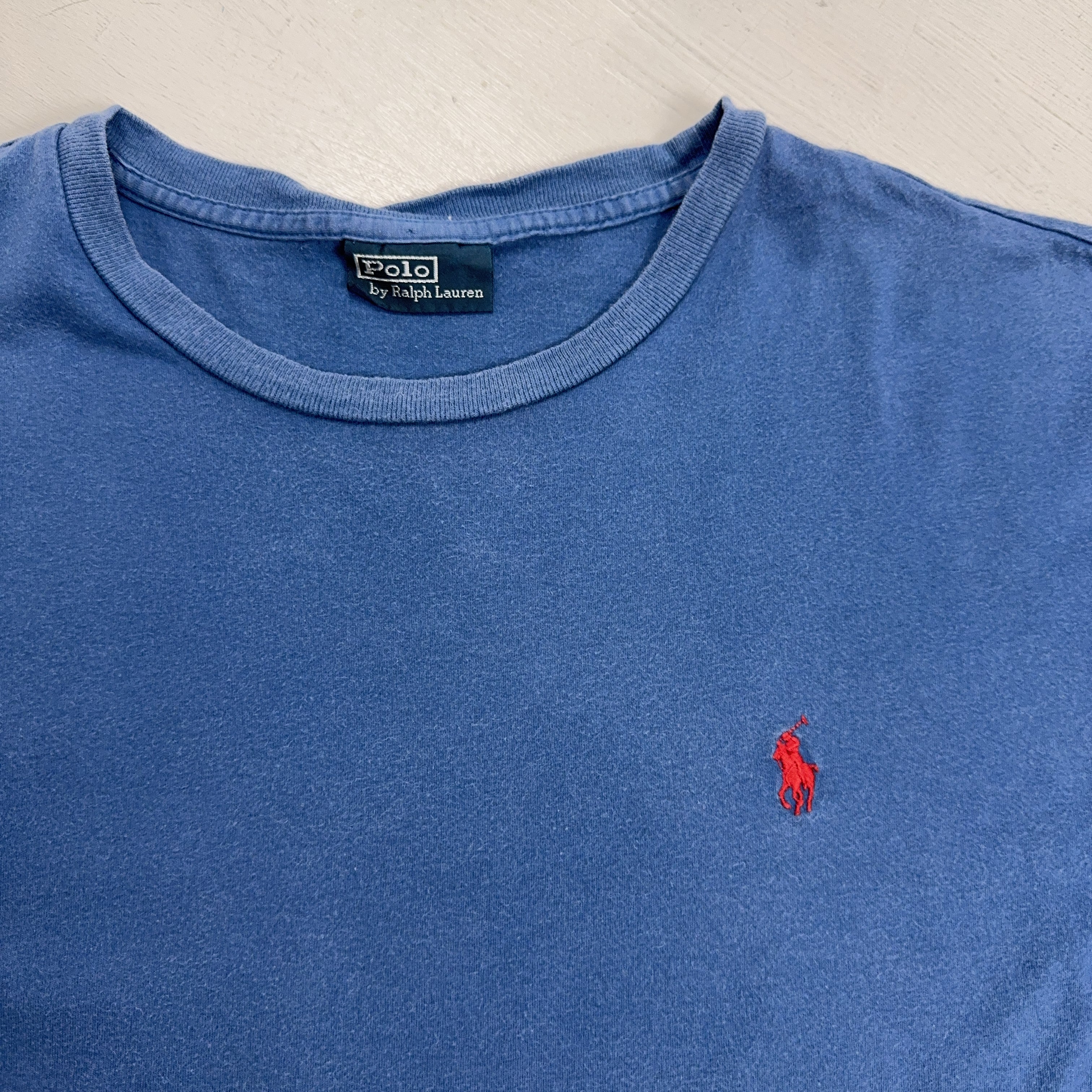 Vintage Polo Ralph Lauren Blue T-shirt (L)