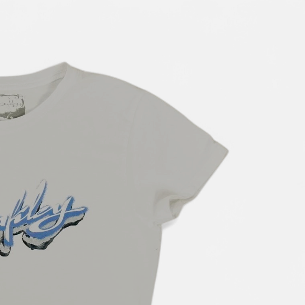 Vintage Oakley White T-shirt Womans (XS)