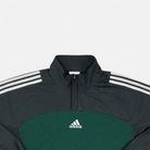 Vintage Adidas Green 1/4 Zip (L)