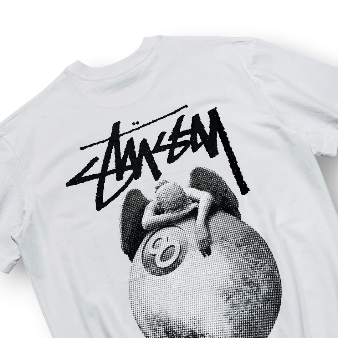 Stüssy White Stüssy T-shirt – SourcedBySab