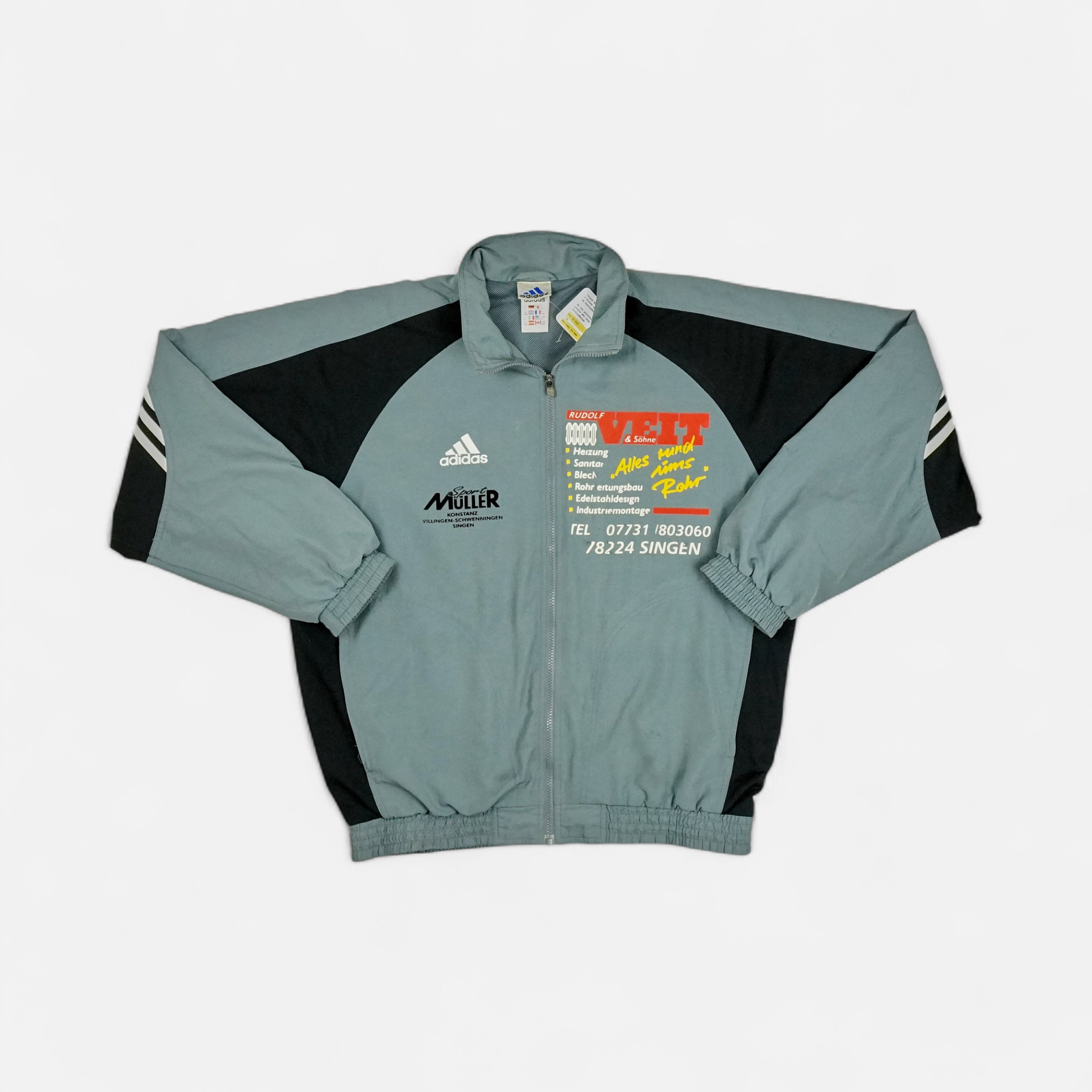 Vintage Adidas Blue Trackjacket (M)