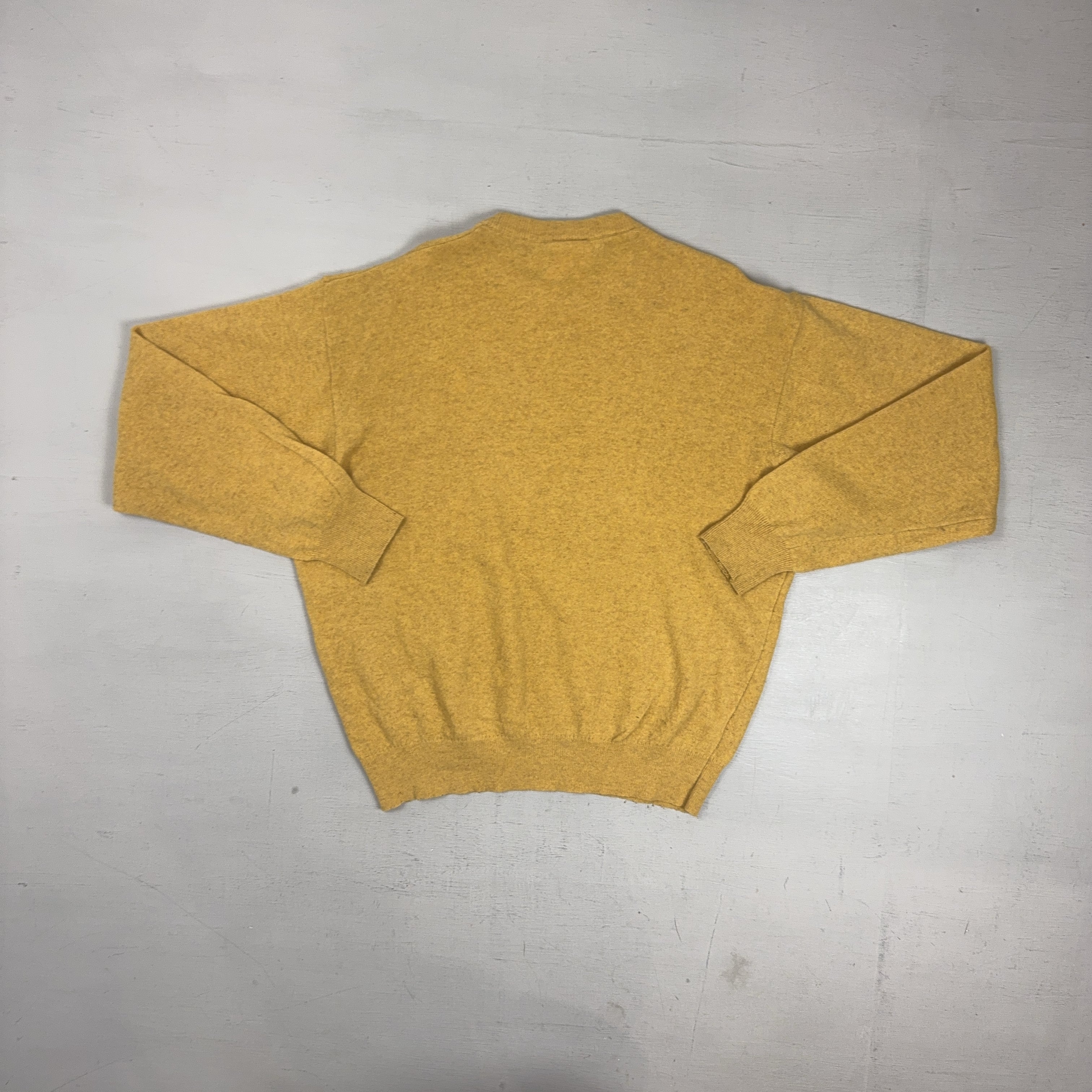 Vintage Lacoste Yellow Knit Jumper