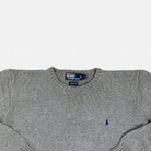 Vintage Polo By Ralph Lauren Grey Knit Jumper (M)