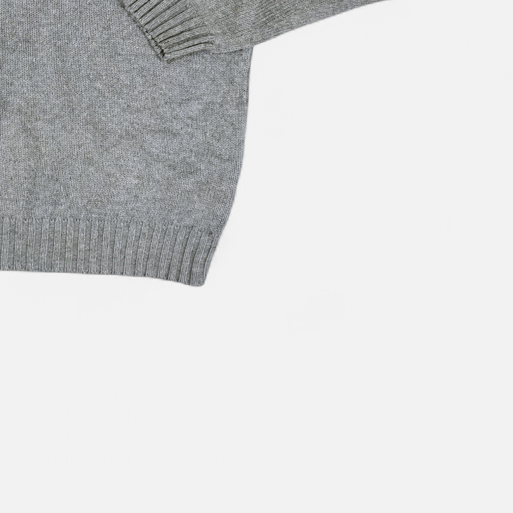 Vintage Polo By Ralph Lauren Grey Knit Jumper (M)