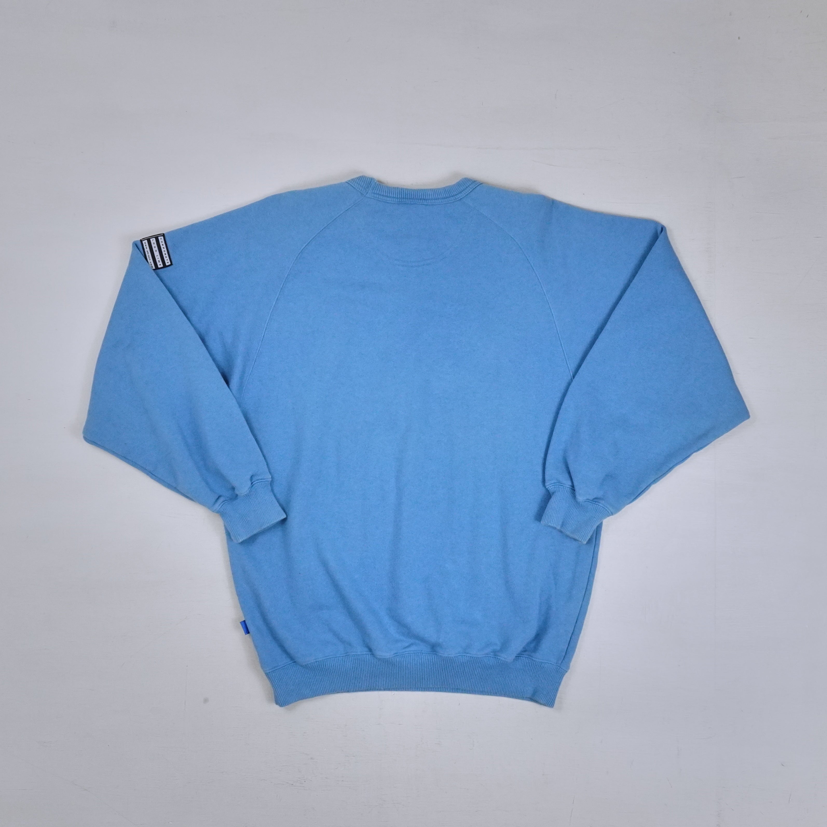 Vintage Adidas Blue Sweatshirt (L)