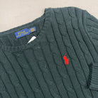 Vintage Polo Ralph Lauren Green Knit Jumper (M)