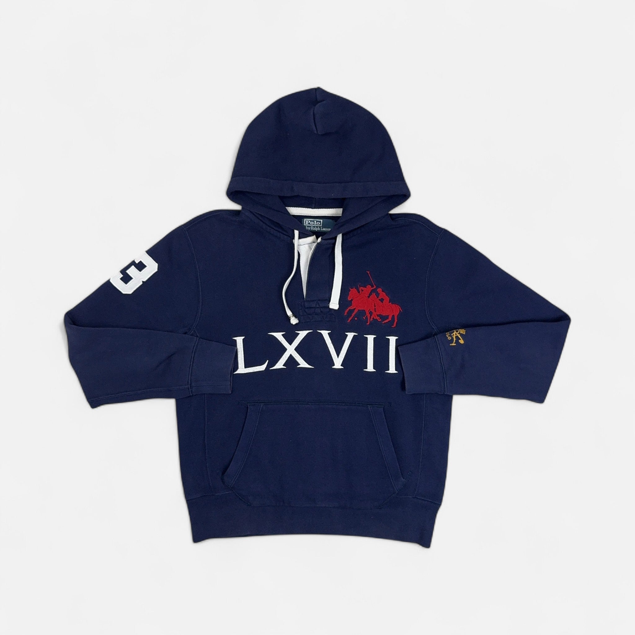 Vintage Polo Ralph Lauren Blue Hoodie (S)