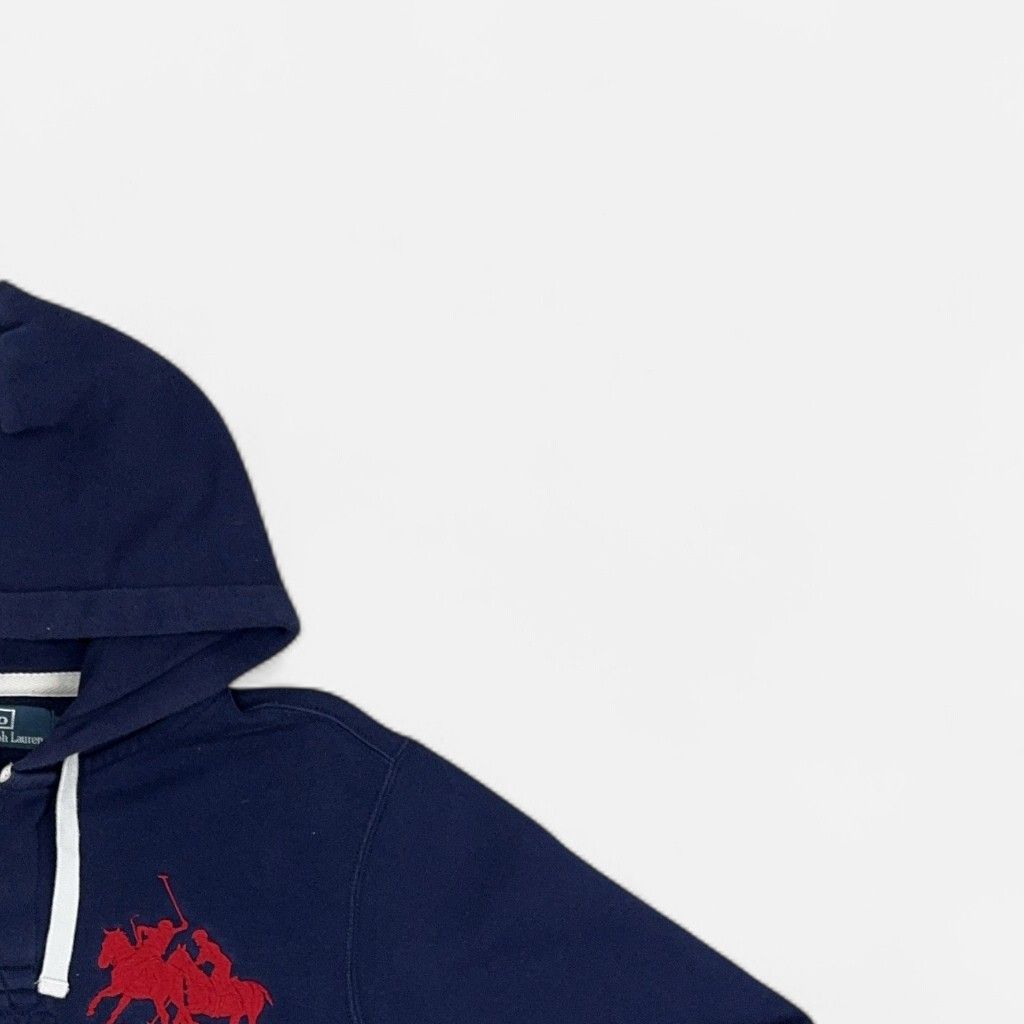 Vintage Polo Ralph Lauren Blue Hoodie (S)