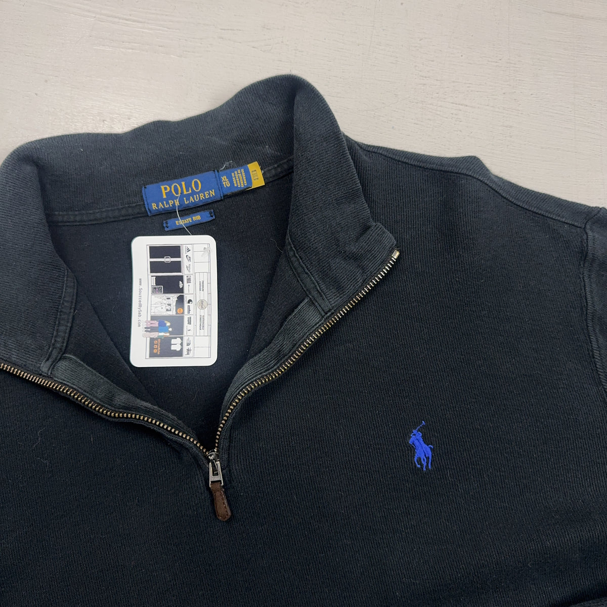 Vintage Polo Ralph Lauren Blue 1/4 Zip (XL)