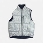 Vintage Nike Blue And Silver Reversible Gilet (M)