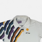 Vintage Adidas White ATP Tour Polo Shirt (L) detail