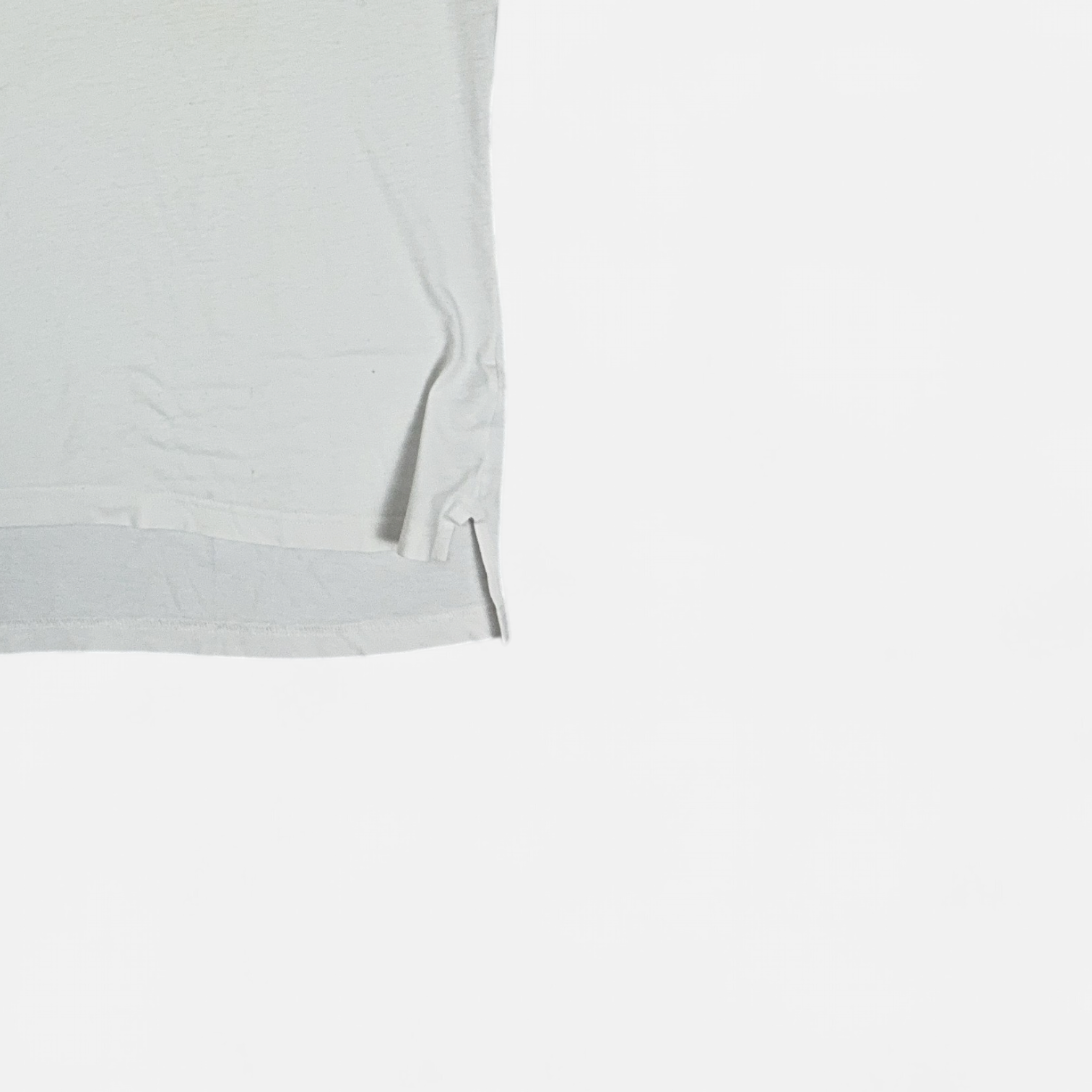 Vintage Adidas White ATP Tour Polo Shirt (L) detail