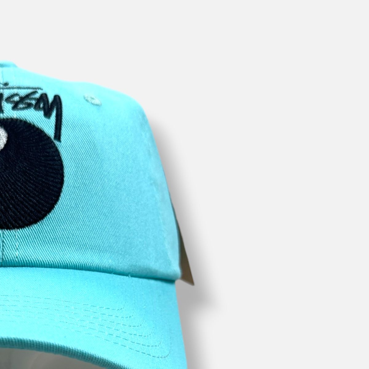 Stussy Light Blue 8 Ball Cap